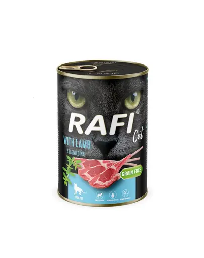 RAFI Cat Adult cu miel hrana umeda pentru pisici sterilizate 400 g
