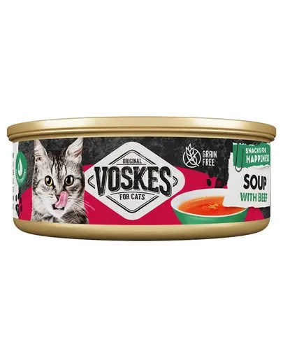 VOSKES Soup with Beef 50 g supa cu vita pentru pisici