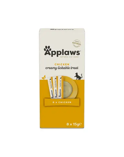 APPLAWS Cat Multipack Gustari cremoase cu aroma de pui pentru pisici 32 x 15 g