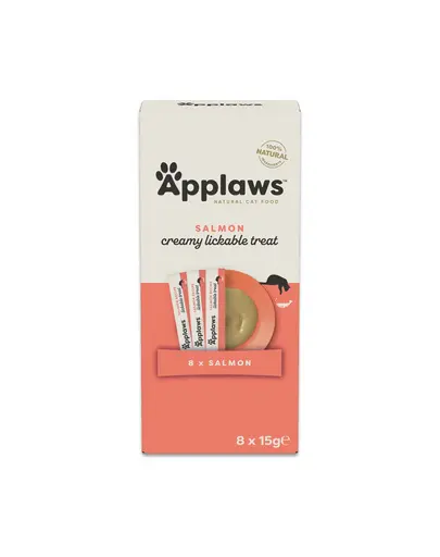 APPLAWS Cat Multipack Gustari cremoase cu aroma de somon pentru pisici 32 x 15 g