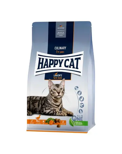 HAPPY CAT Culinary Farm Duck hrana uscata fara cereale pentru pisici cu rata 4 kg