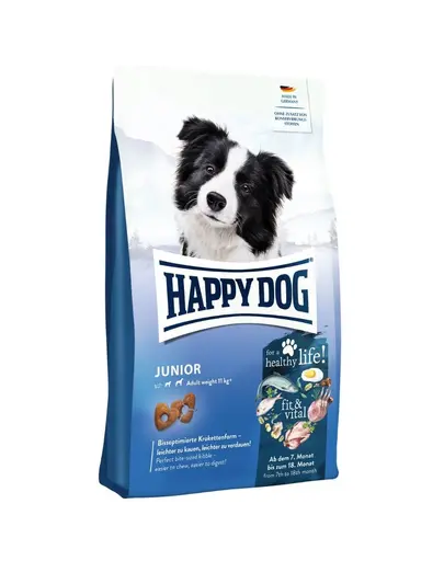 HAPPY DOG Fit and Vital Junior 4 kg hrana uscata pentru catei