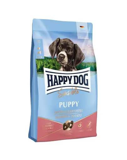 HAPPY DOG Sensible Puppy Somon si cartof 4 kg hrana uscata pentru catei