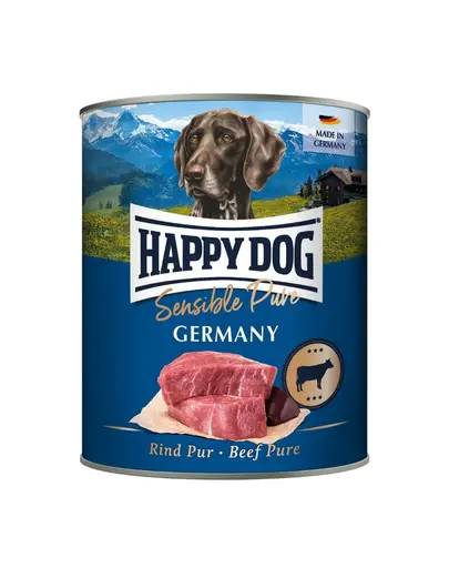 HAPPY DOG Sensible Pure Germany Hrana umeda pentru caini cu carne de vita 800 g