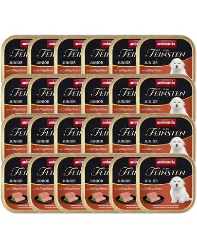 ANIMONDA Vom Feinstein junior 24 x 150 g ficat pasare