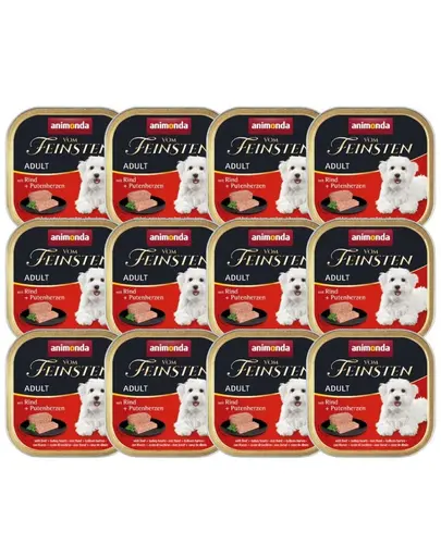 ANIMONDA Vom Feinsten Classic vita si inimi cu curcan 12x150g