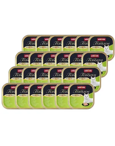 ANIMONDA Vom Feinsten Mild Menu hrana umeda tip pate pentru pisici cu curcan 24x100 g