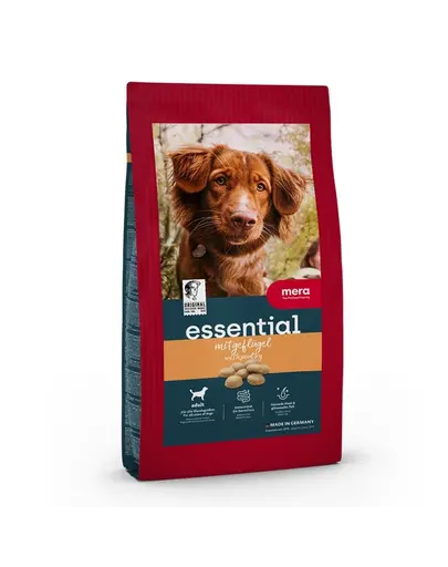 Hrana caini adulti cu prebiotice MERA Essential 2 kg activitate normala