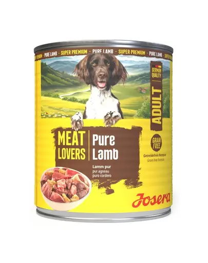 Hrana caini monoproteica 800 g Josera Meat Lovers Pure Lamb