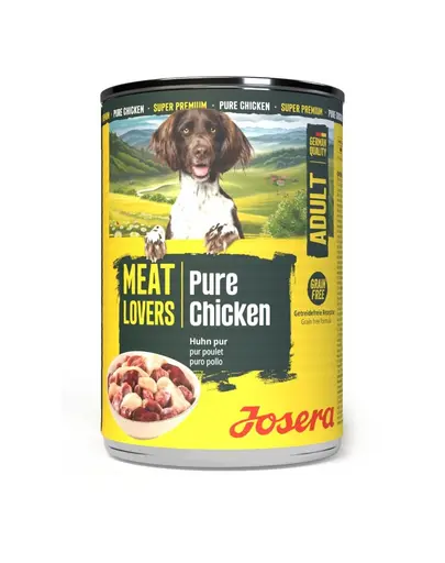 Hrana monoproteica caini Josera Meat Lovers Pure Chicken 400 g