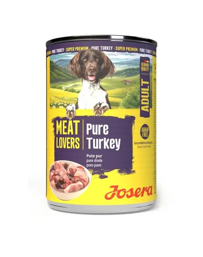 Hrana umeda caini monoproteica Josera Meat Lovers Pure Turkey 400 g