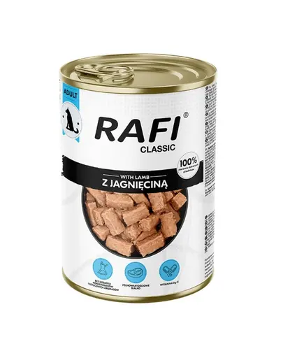 RAFI Classic miel in sos 1240 g hrana umeda pentru caini adulti