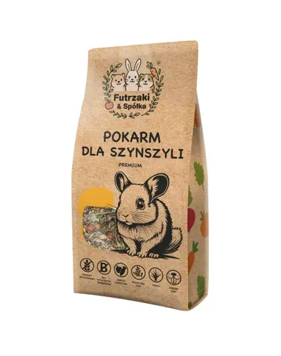 KUCHNIA SZEFA Futrzaki i Społka Hrana fara cereale pentru chinchilla 10 kg