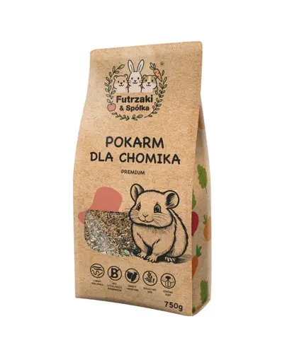 KUCHNIA SZEFA Futrzaki i Społka Hrana pentru hamsteri 750 g
