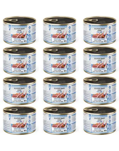 SUPER RAFI Mini Pure Line cu miel si cartof dulce 12x185 g hrana umeda pentru caini de talie mica