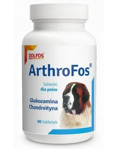 Supliment pentru articulatii caini DOLFOS ArthroFos 60 tablete cu glucozamina si condroitina