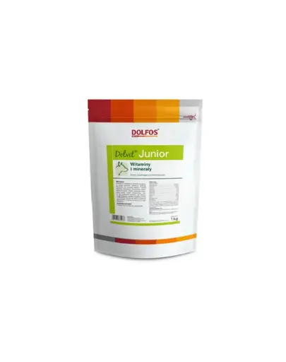 Supliment mineral-vitaminic pentru catei de la 3 saptamani DOLFOS Dolvit Junior 1 kg