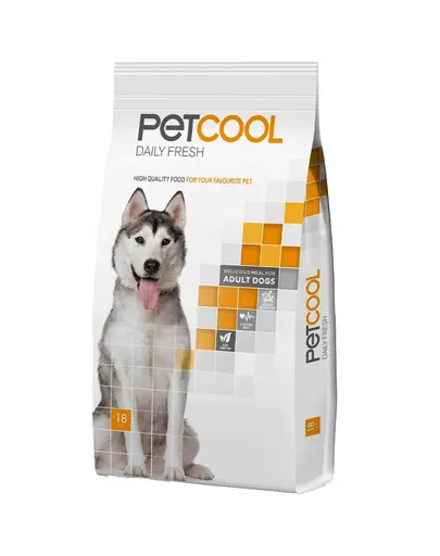 Hrana uscata caini adulti PETCOOL Daily Fresh 18 kg