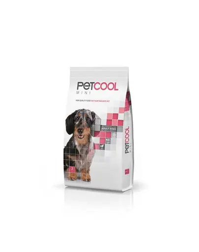 Hrana uscata caini talie mica PETCOOL Mini 3 kg cu pui