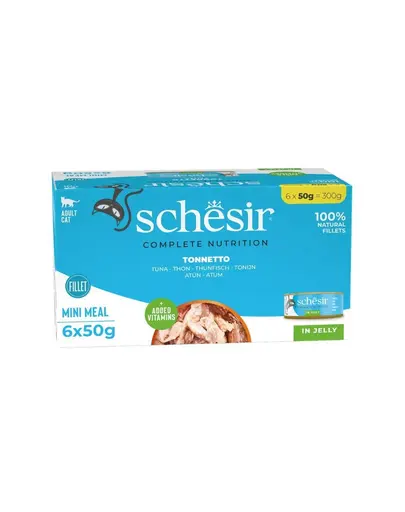 Hrana pisici cu ton SCHESIR in jeleu 6x50 g