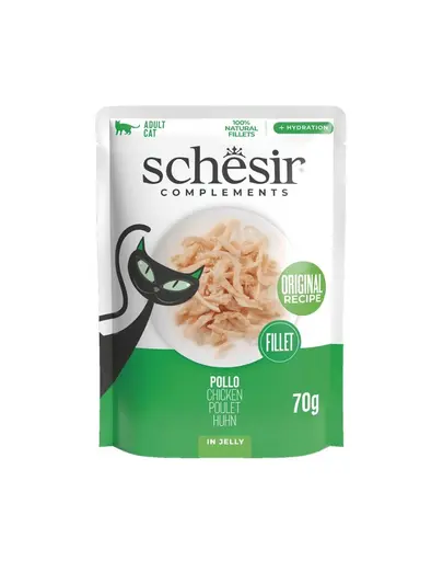 Hrana pisici pui la plic SCHESIR Complements in jeleu 70 g