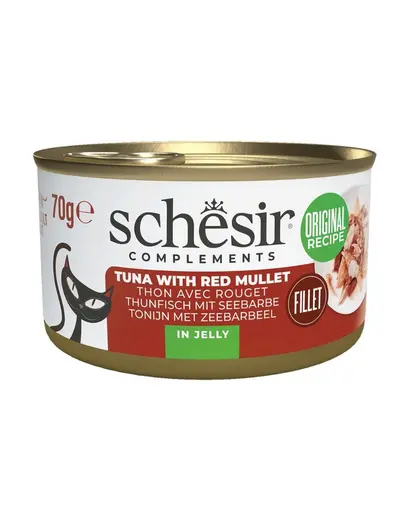 Hrana complementara pisici ton si barbun SCHESIR Complements in jeleu 70 g