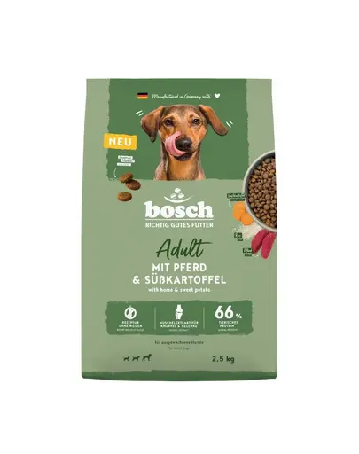 BOSCH HPC Adult 2,5 kg cal si cartof dulce hrana pentru caini