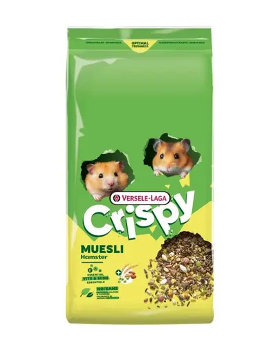 Hrana pentru hamsteri de toate rasele VERSELE-LAGA Crispy Muesli 9 kg cu cereale si seminte