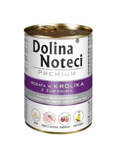 DOLINA NOTECI Premium conserve caini 6x400 g iepure si merisor