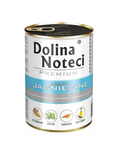 DOLINA NOTECI Premium conserve cu miel pentru caini 12x400g