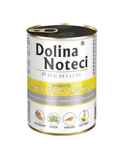 DOLINA NOTECI Premium hrana pentru caini bogata in pui 6x400 g