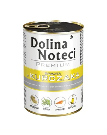 DOLINA NOTECI Premium bogat in pui conserve caini 12x400 g