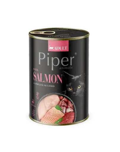 PIPER Animals Salmon 6x400 g cu somon pentru pisici