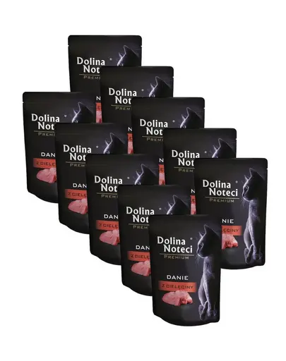DOLINA NOTECI Premium cu vitel plicuri hrana pisici 10x85 g