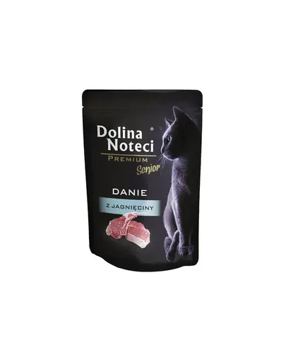 DOLINA NOTECI Premium Senior Hrana umeda pentru pisici in varsta cu miel 85 g