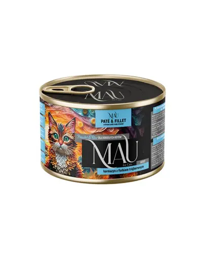 MAU Pate & Filet hrana umeda pisici adulte 185 g sebasta si trei-frati-patati