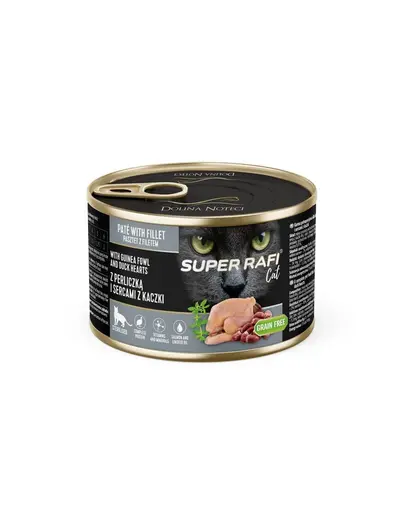 SUPER RAFI Cat Mix 2 Arome 12 x 185 g hrana umeda pentru pisici sterilizate