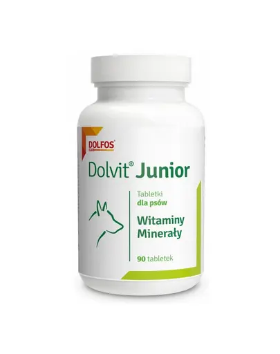 Vitamine catei in crestere DOLFOS Dolvit Junior 90 tablete