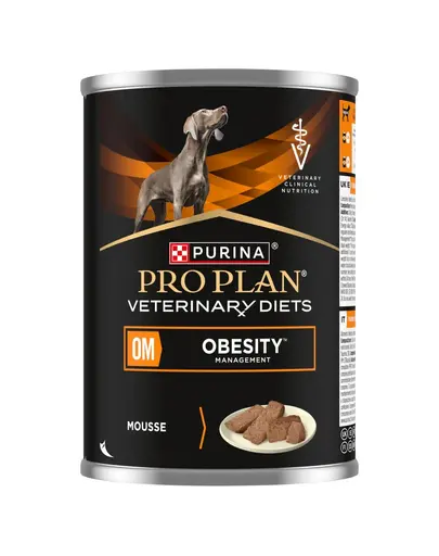 PURINA PRO PLAN Veterinary Diets Canine OM Obesity Management 400 g pate dietetic pentru caini supraponderali
