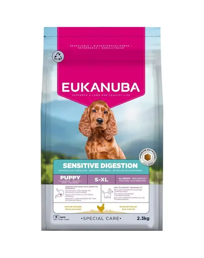 EUKANUBA Special Care pentru catei cu digestie sensibila, 2,3 kg hrana pentru catei cu sistem digestiv sensibil