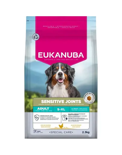 EUKANUBA Special Care Adult Sensitive Joints 2,3 kg hrana uscata pentru caini adulti cu articulatii sensibile