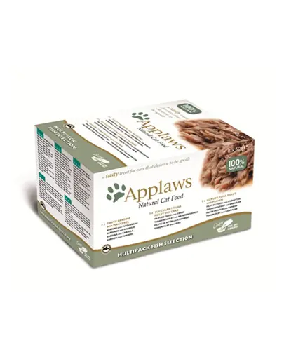 APPLAWS Conserve pentru pisici 60 g x 8 Multipack selectie de peste