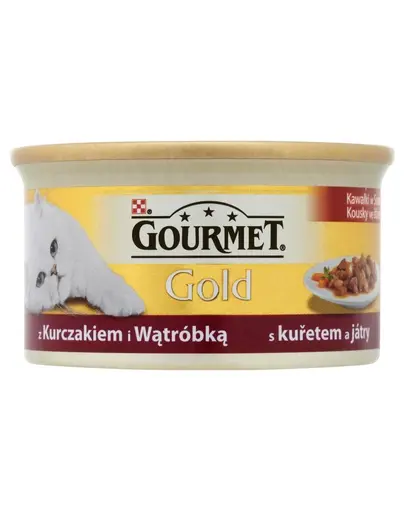Gourmet Gold bucatele in sos in sos cu pui si ficat 85 g