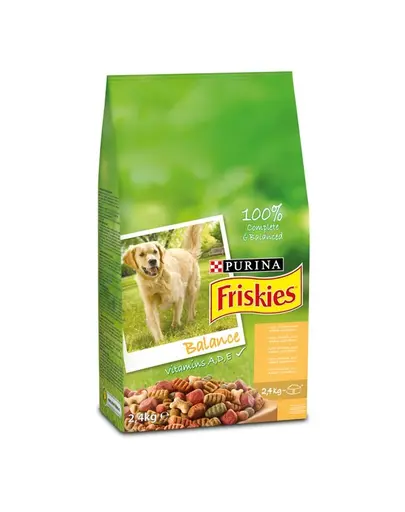 FRISKIES Balance Hrana uscata pentru caini adulti, cu pui si adaos de legume 500 g