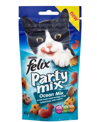 FELIX Party Mix Ocean MIX, cu somon, sea somon si pastrav