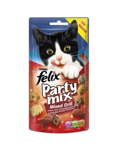 FELIX Party Mix Mixed Barbecue cu arome de vita pui si somon