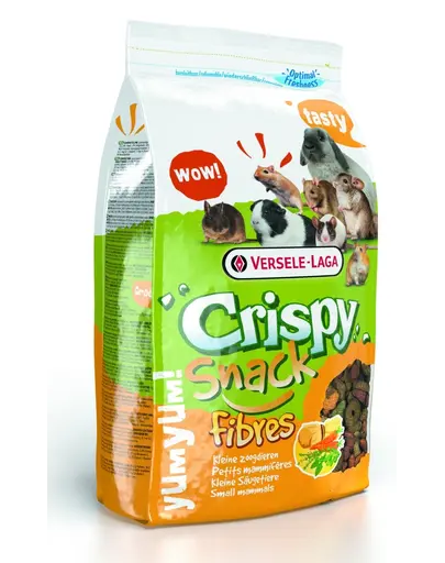 VERSELE-LAGA Crispy Snack Fibres Hrana complementara pentru Rozatoare si iepuri, cu continut ridicat de fibre 15 kg