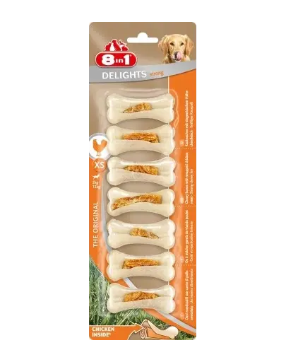 8IN1 Delicatese Delight Tstrong Bones XS 7 buc.