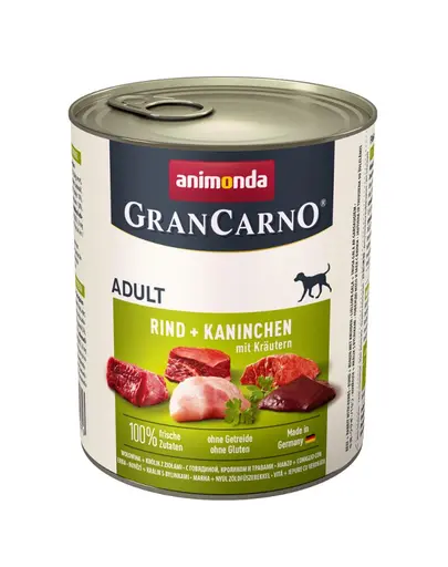 ANIMONDA vita si iepure cu ierburi 800 g