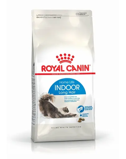 ROYAL CANIN Indoor Long Hair hrana uscata pisici adulte de interior, cu blana lunga 2 kg